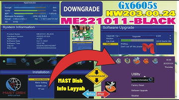 Downgrade Gx6605s Hw203.00.024 ME221011-BLACK Blue Theme #downgrade #recovery #firstfile #gx6605s