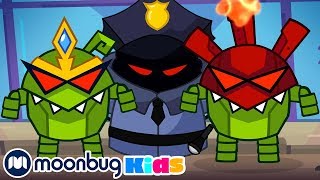 Om Nom Stories - Super-Noms: Robo-Noms! | Cut The Rope | Funny Cartoons for Kids & Babies | Moonbug