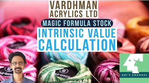 Vardhman Acrylics | Magic Formula Stock| Fundamental Analysis in Tamil