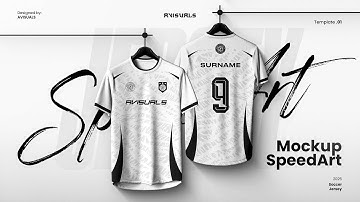 Jersey Mockup Design Speedart | Sports & Esports Apparel in Photoshop