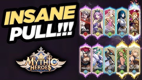 Mythic Heroes - INSANE Pull!!! 200+ Summons for JeffScammer
