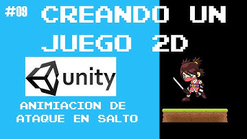 PROGRAMACION y animacion de ATAQUE  Cuando SAltas UNITY 2021