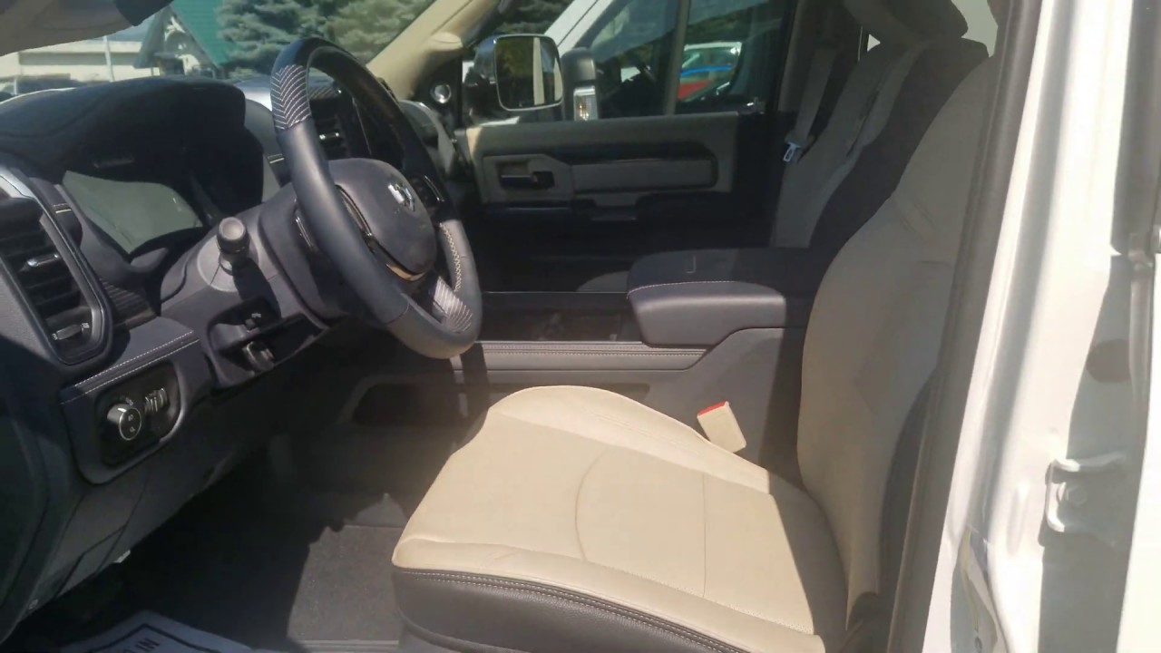 Ram 2500 Limited Indigo/frost interior YouTube