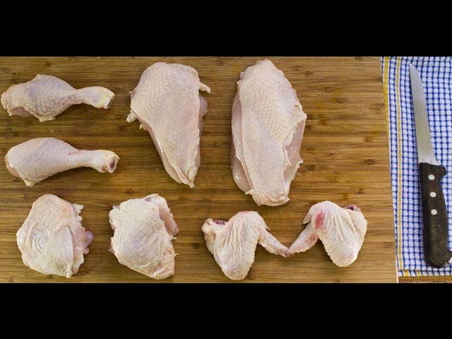 How to break down a chicken for KFC frying - By RECIPE30.com | Recipe30