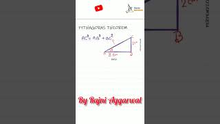 Pythagoras Theorem ||how to find Hypotenuse #mentegenius #trigonometry #shorts
