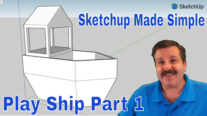 A Sketchup Ship in Minutes! View my Mouse & Master Shortcuts - Part 1