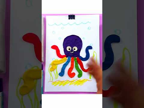 Видео: Весел пластилин октопод