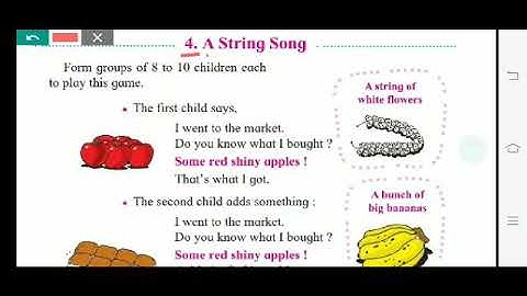4. A String Song (Explained in Hindi) /3rd std/ English /MAHARSHTRA Board