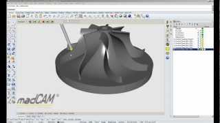 madCAM Simultaneous 5-axis Planar finishing.mp4