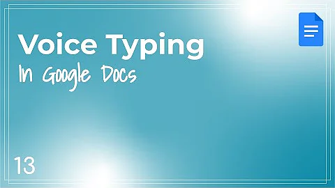 Google Docs  - APS Quick Tips #13 -  Voice Typing