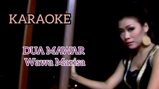 WAWA MARISA - DUA MAWAR (KARAOKE)