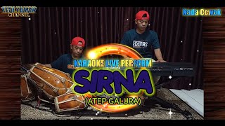 Sirna karaoke live Atep galura nada cowok