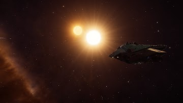 Close stars in binary star system - Elite: Dangerous