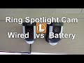 Ring Spotlight Cam Wired vs Battery...which one is better?