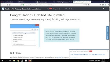 How to take screenshot of a web page in mozilla firefox