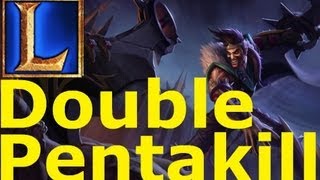 Draven DOUBLE PENTAKILL - League of Legends