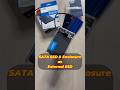 SATA SSD with Enclosure as External SSD - Unboxing &amp; Read/Write Speed