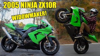 Regular Motorcycle Reviews: 2005 Ninja ZX10R Widowmaker