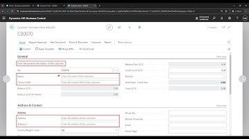 Business Central short video: Set the string used for instructions in the UI (Placeholder text)