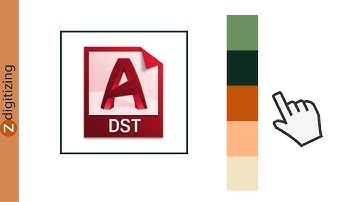 How to change the colors of DST file | Embroidery Digitizing Tutorials | Zdigitizing