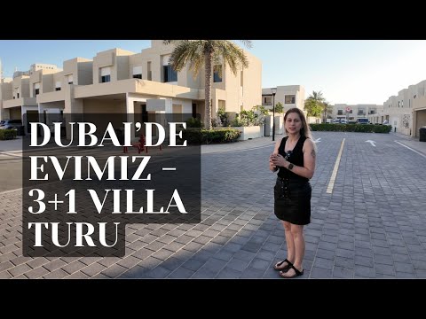 DUBAI EV TURU, Dubai de Kiralar, 3+1 Villa Turu #dubaievturu #dubaivlog #dubaideyasam