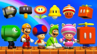 Super Mario Maker 2 - All Power-Ups & Characters