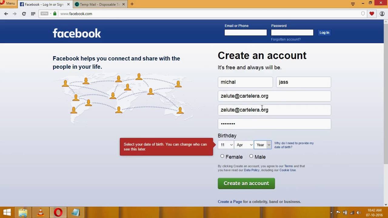 CREATE UNLIMITED FACEBOOK ACCOUNTS FREE 2017-2016 WORKING - YouTube.