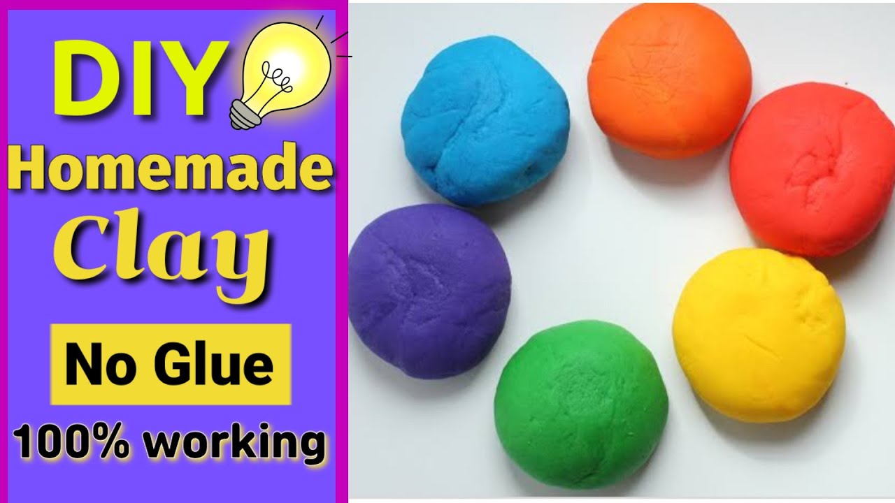 How To Make Clay At Home DIY Easy Clay Making Homemade Play Dough Clay How To Make Clay At Home DIY Easy Clay Making Homemade Play Dough Clay