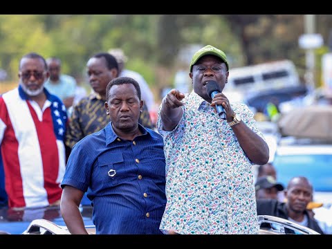 LIVE Gachagua And His Troops In Mbeere North To Campaign For Newton Karish