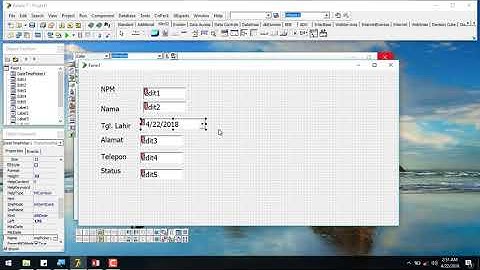 2 Koneksi Delphi7 Acces dengan Ado Connection
