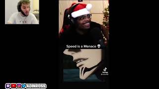ADIN ROSS AND IMDONTAI REACT TO SPEED LAST TWO PEOPLE ON EARTH VIDEO