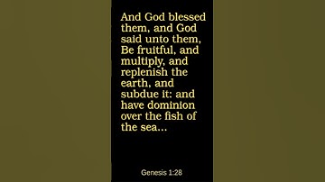 Thumbnail of Genesis 1:28 - King James Version