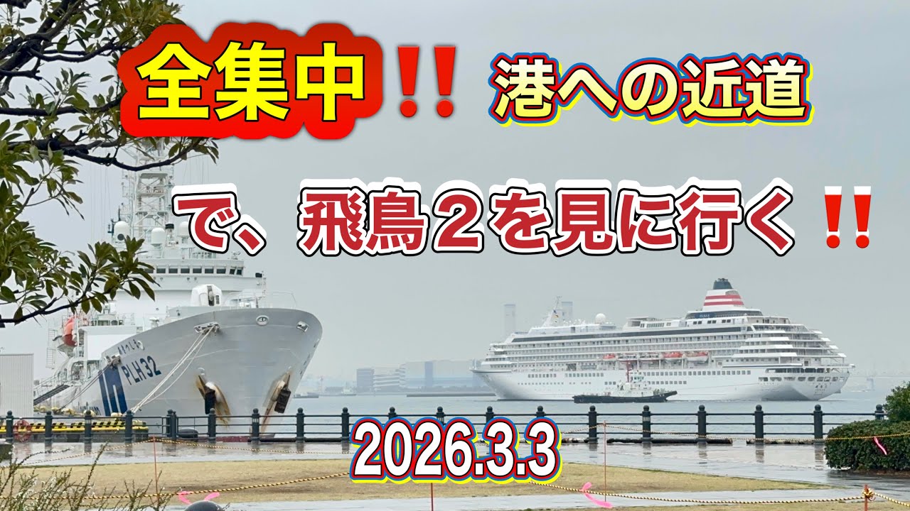 全集中‼️飛鳥２が着く前に‥この光景を見るために‥ 【2026.3.3】 