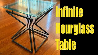 Infinite Hourglass Table Challenge