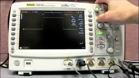 BNC Scientific - Model DS6000 Digital Oscilloscope Demonstration Part 2