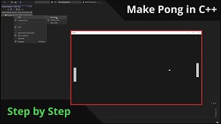 Make Pong in pure C++ in 2 hours