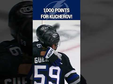 🚨 Kucherov Hits 1,000 NHL Points! 🥳