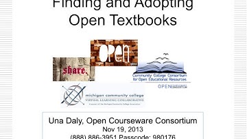Getting started with open textbooks