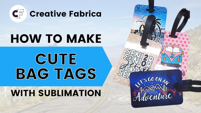 Sublimation Acrylic Luggage Tag