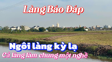 Làng Báo Đáp - Ngôi làng kỳ lạ, cả làng làm chung một nghề 