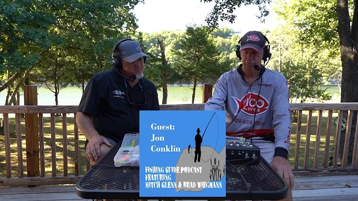Jon Conklin a walleye fishing guide on Beaver Lake...
