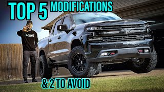 TOP 5 Silverado MODs + 2 Bad Choices [20192021] Trail Boss Modifications