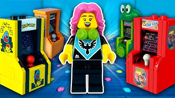I built a LEGO Video Game ARCADE...