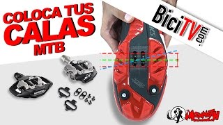 Cómo colocar las calas de unas zapatillas de bici de montaña