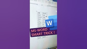 🔥🚩MS-Word Hidden Hacks | MS-Word Tips & Tricks #shorts #ytviral #computer #words