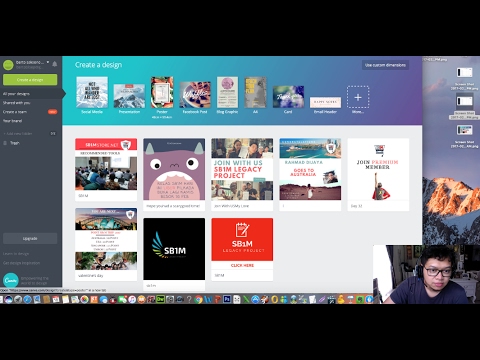 Tutorial Design Canva Cara Membuat Poster Brosur Mudah Dengan Canva Youtube