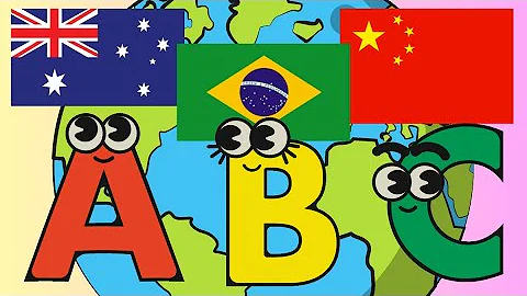 ABC Country Song, Alphabet World's Flag. Alphabets Song for kids | Learn Alphabets for Kids #abcd