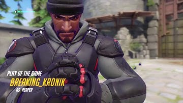 Reaper Sextuple Kill  Play of The Game [Overwatch PS4]