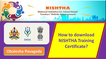 How to download NISHTHA Training Certificte#NISHTA#DIKSHA