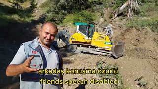 LİEBHERR 746 DOZER-ORMAN CANAVARI-FOREST MONSTER-YENİ YOL YAPIMI-NEW ROAD CONSTRUCTION